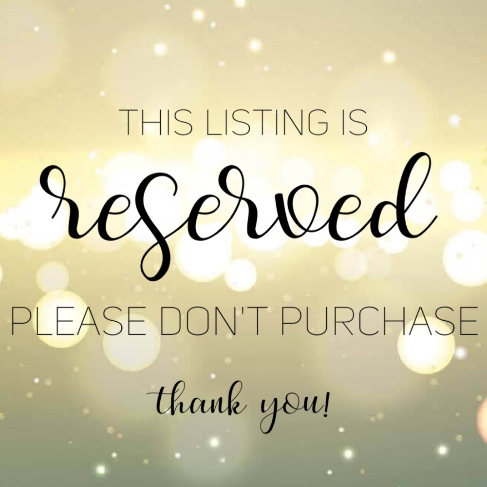 Reserved- Beaute Cosmetic Clutch